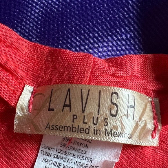 πLavish 2 in 1 Plus Size Rayon Top - Picture 12 of 13